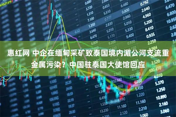 惠红网 中企在缅甸采矿致泰国境内湄公河支流重金属污染？中国驻泰国大使馆回应