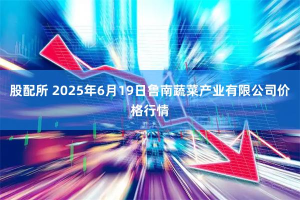 股配所 2025年6月19日鲁南蔬菜产业有限公司价格行情