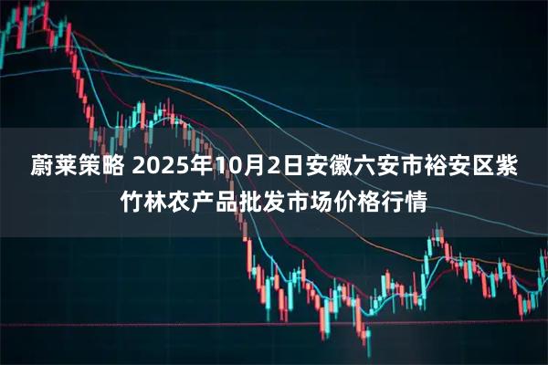 蔚莱策略 2025年10月2日安徽六安市裕安区紫竹林农产品批发市场价格行情