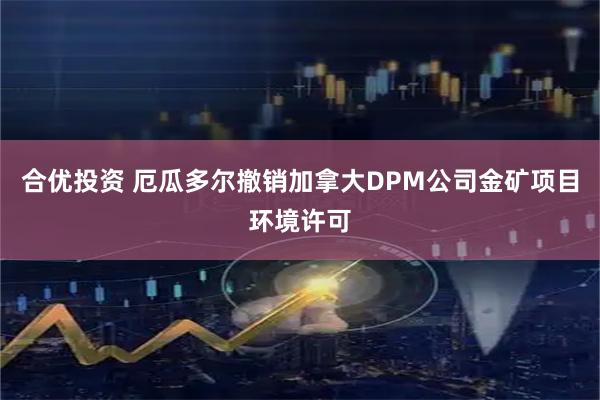 合优投资 厄瓜多尔撤销加拿大DPM公司金矿项目环境许可