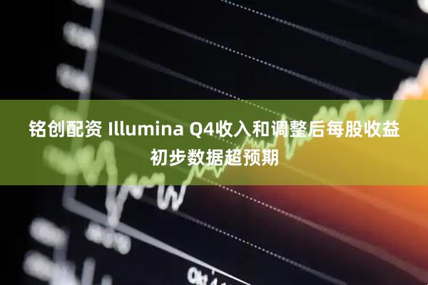 铭创配资 Illumina Q4收入和调整后每股收益初步数据超预期