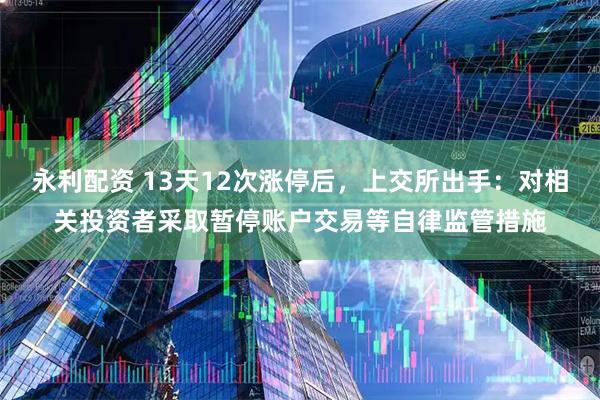 永利配资 13天12次涨停后，上交所出手：对相关投资者采取暂停账户交易等自律监管措施